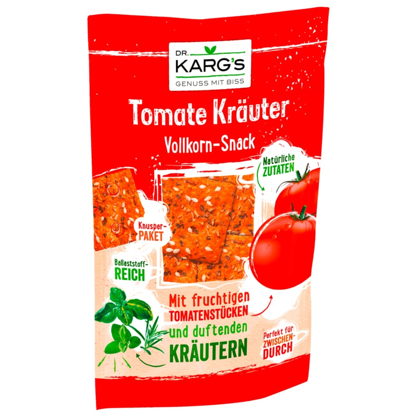 Dr. Karg's Vollkorn-Snack Tomate Kräuter 110g